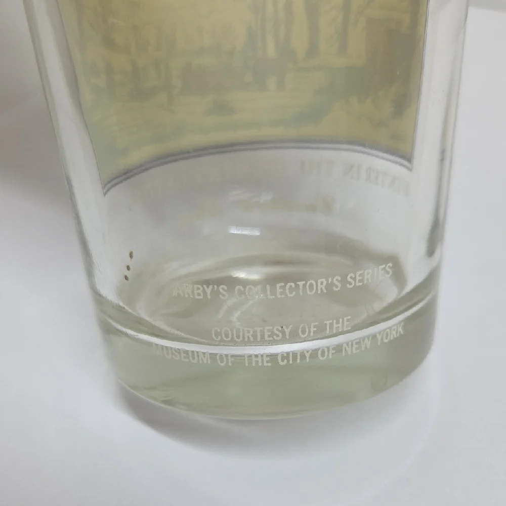 Vintage 1981 Arbys Scenic Glass Tumbler Set